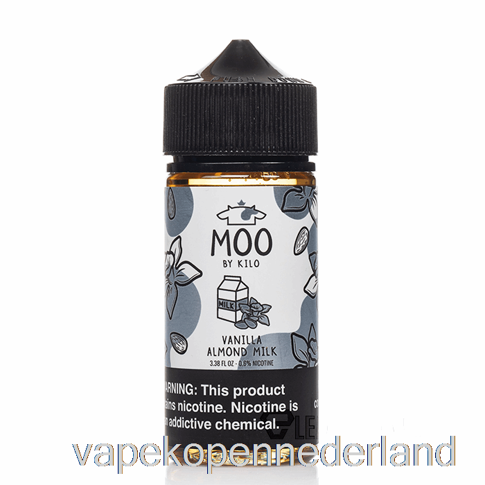 Vape Nederland Vanille Amandelmelk - Moo E-liquids - 100ml 0mg